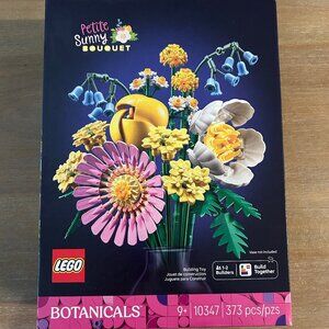 NWB LEGO Botanicals Petite Sunny Bouquet Flower Building Set 10347